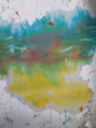 Malen mit eingefärbten Eiswürfeln