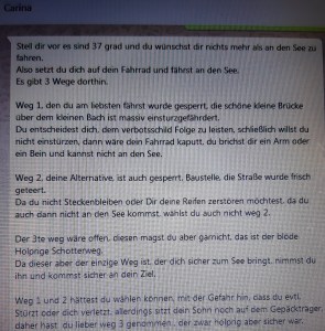 von meiner Freundin Carina (15. Juli 2019)