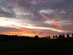 Sonnenuntergang in Laubach