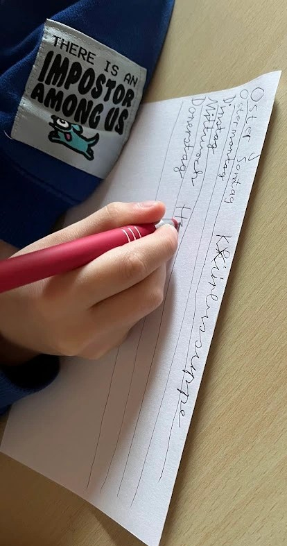 Schreibschrift im Alltag&nbsp;üben